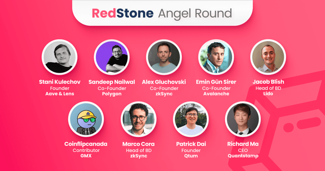 RedStone Oracles Announces Exclusive Angel Round Backed by Top Web3 Builders