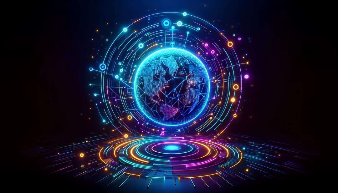 image of a digital globe