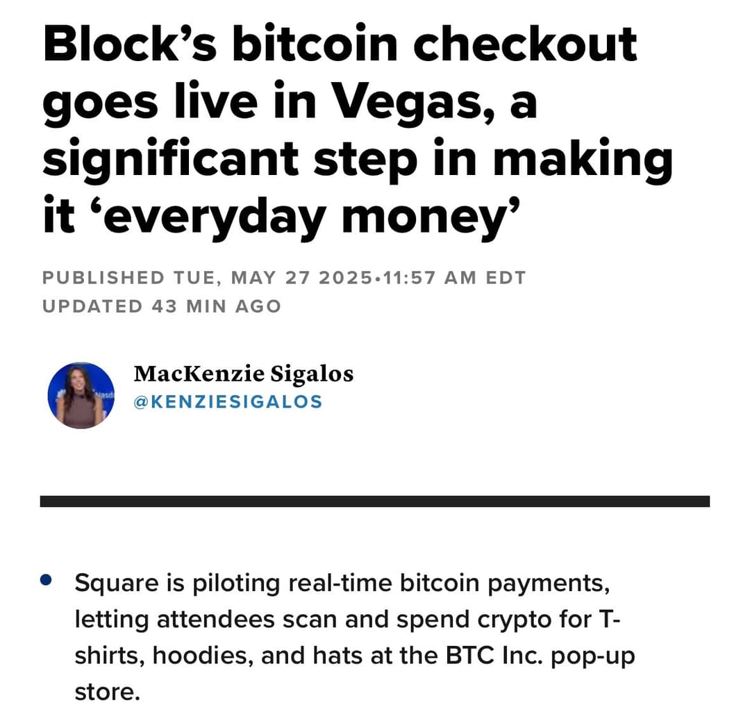 Jack Dorsey’s Block Launches Bitcoin Payments on Square Terminals at Bitcoin 2025, Rolling Out in H2 2025 with Auto-Convert Option