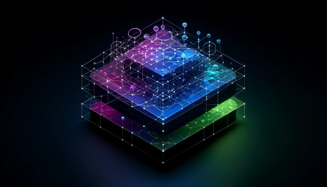 abstract geometric and layered network structures