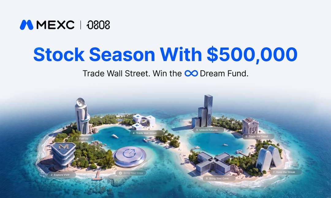 MEXC 0808 debuts as an annual brand event with Stock Season and a $500,000 prize pool