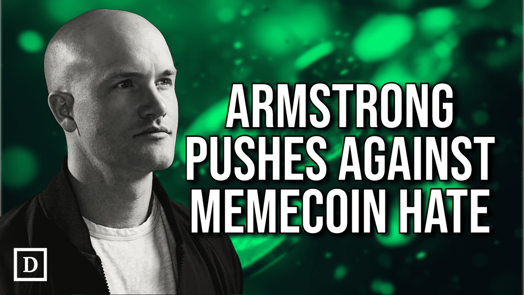 Coinbase CEO Brian Armstrong is Still Bullish on Memecoins