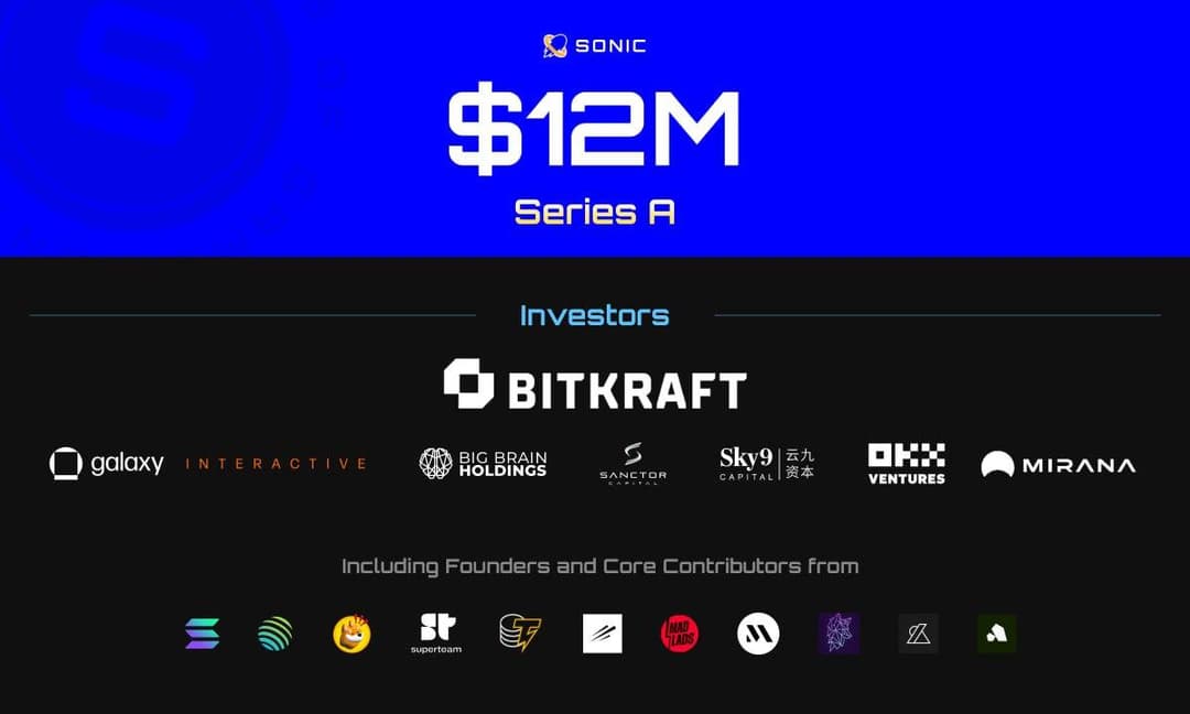 Sonic Raises $12M to Scale Solana Gaming Ecosystem