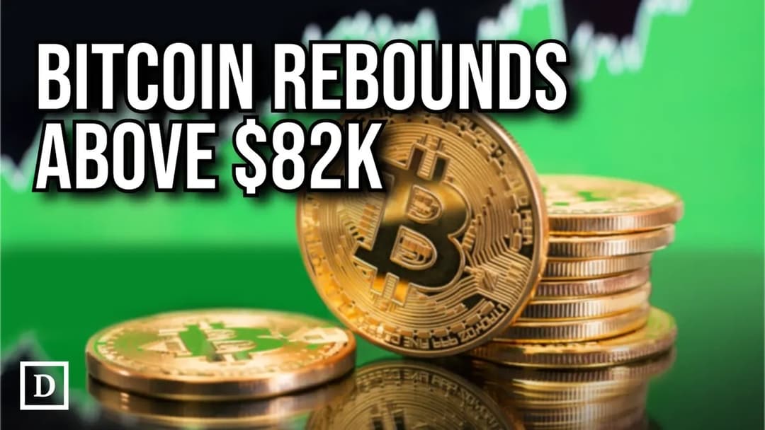 ⬆️ Bitcoin Rebounds Above $82K While Altcoins Struggle
