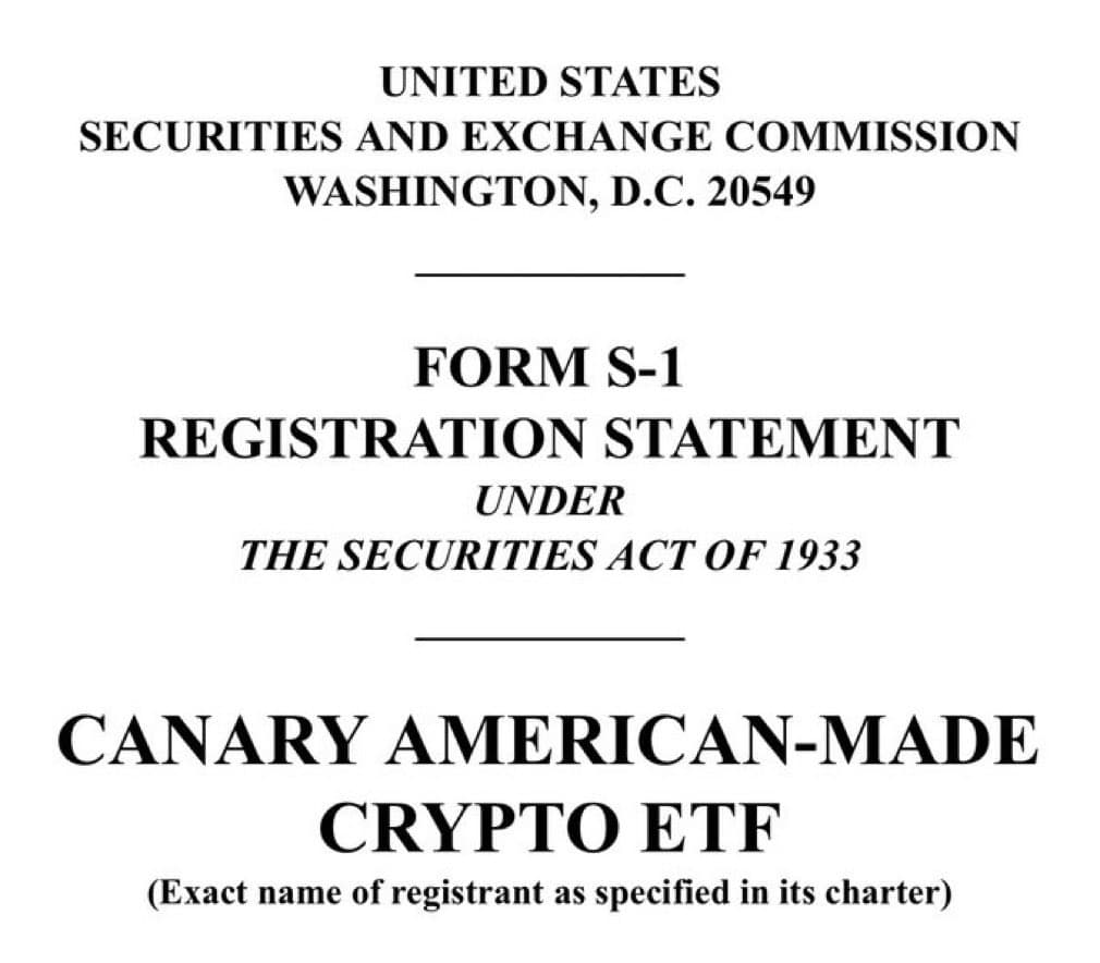 Canary Seeks SEC Nod for ‘American-Made’ Spot Crypto ETF