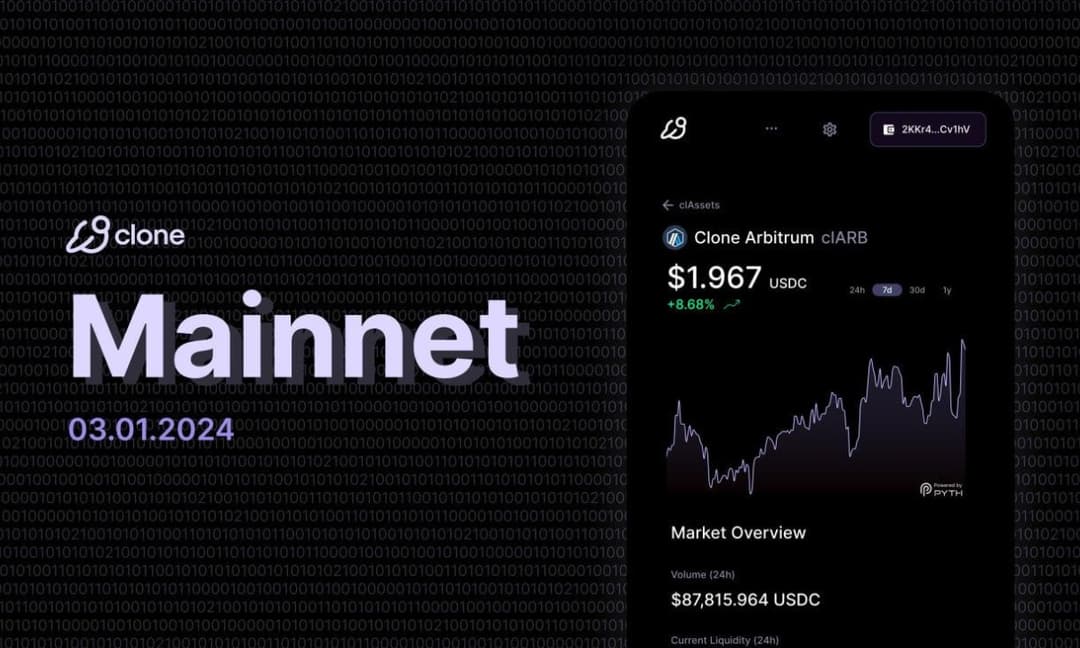 Clone Launches Public Mainnet, Introducing SUI to Solana’s Ecosystem for the First Time