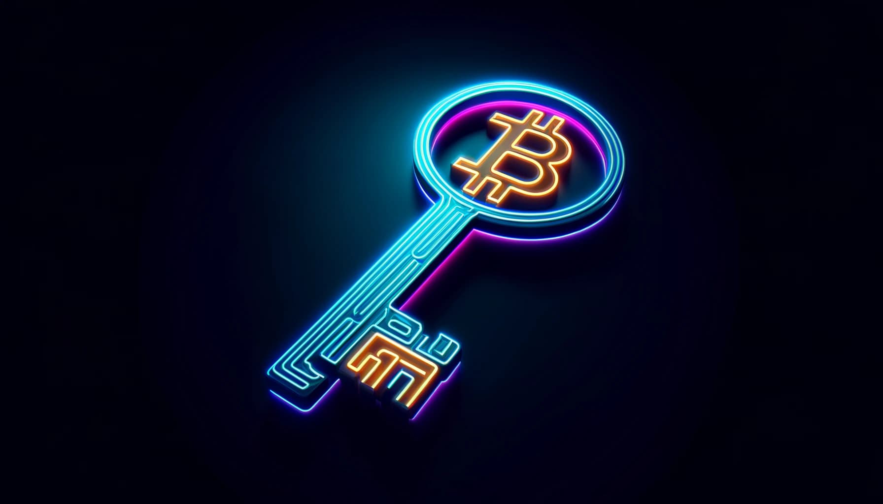 image depicting a key to Bitcoin