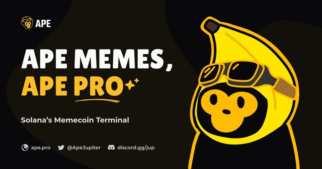 JupiterExchange Launches ApeJupiter, Solana Memecoin Terminal with 0.5% Platform Fee