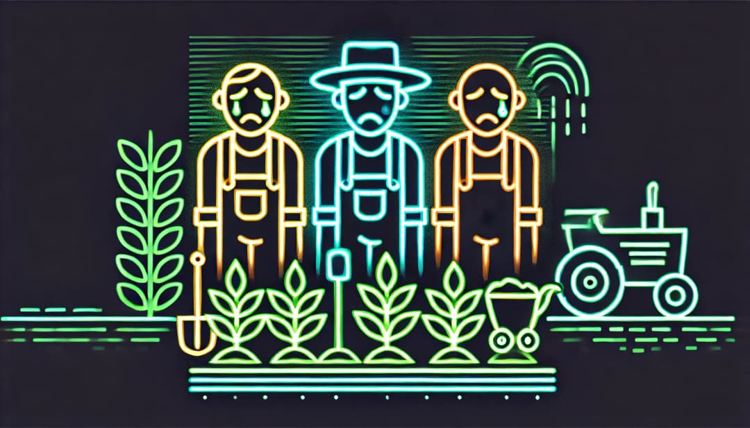 disappointed farmers
