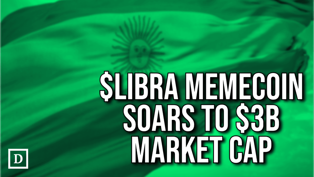 LIBRA Token Soars to $4B in Valuation Minutes After Milei X Post