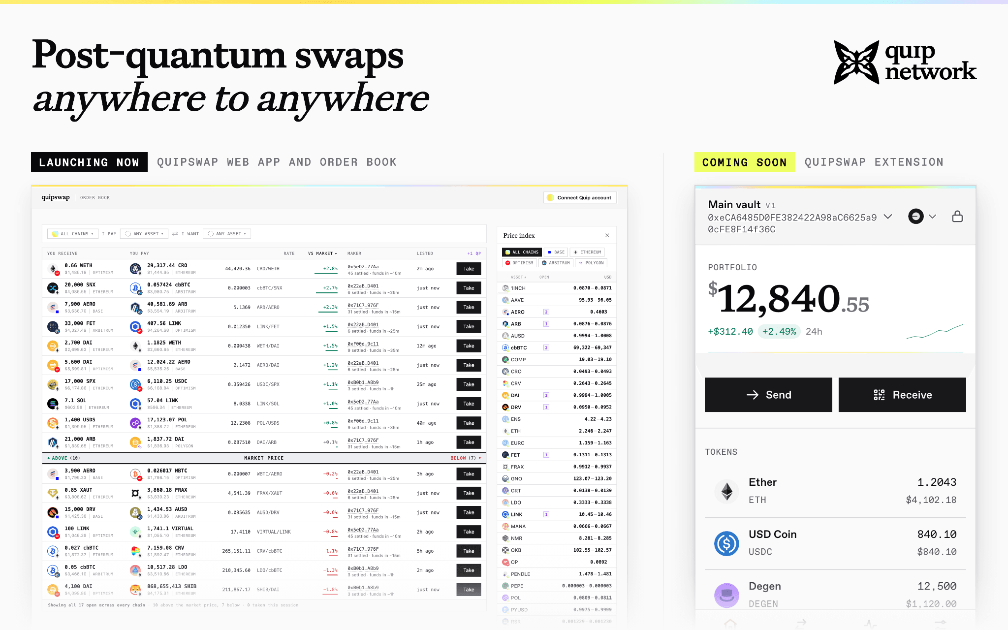 Postquant Labs Launches the First Quantum Cross-Chain Swaps