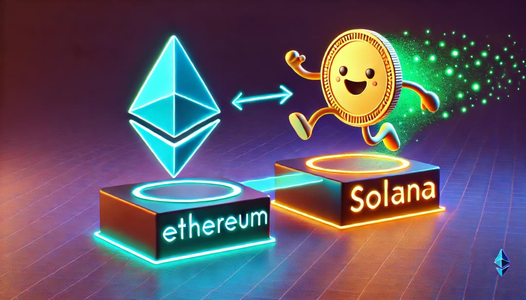 digital coin running from ethereum to solana 