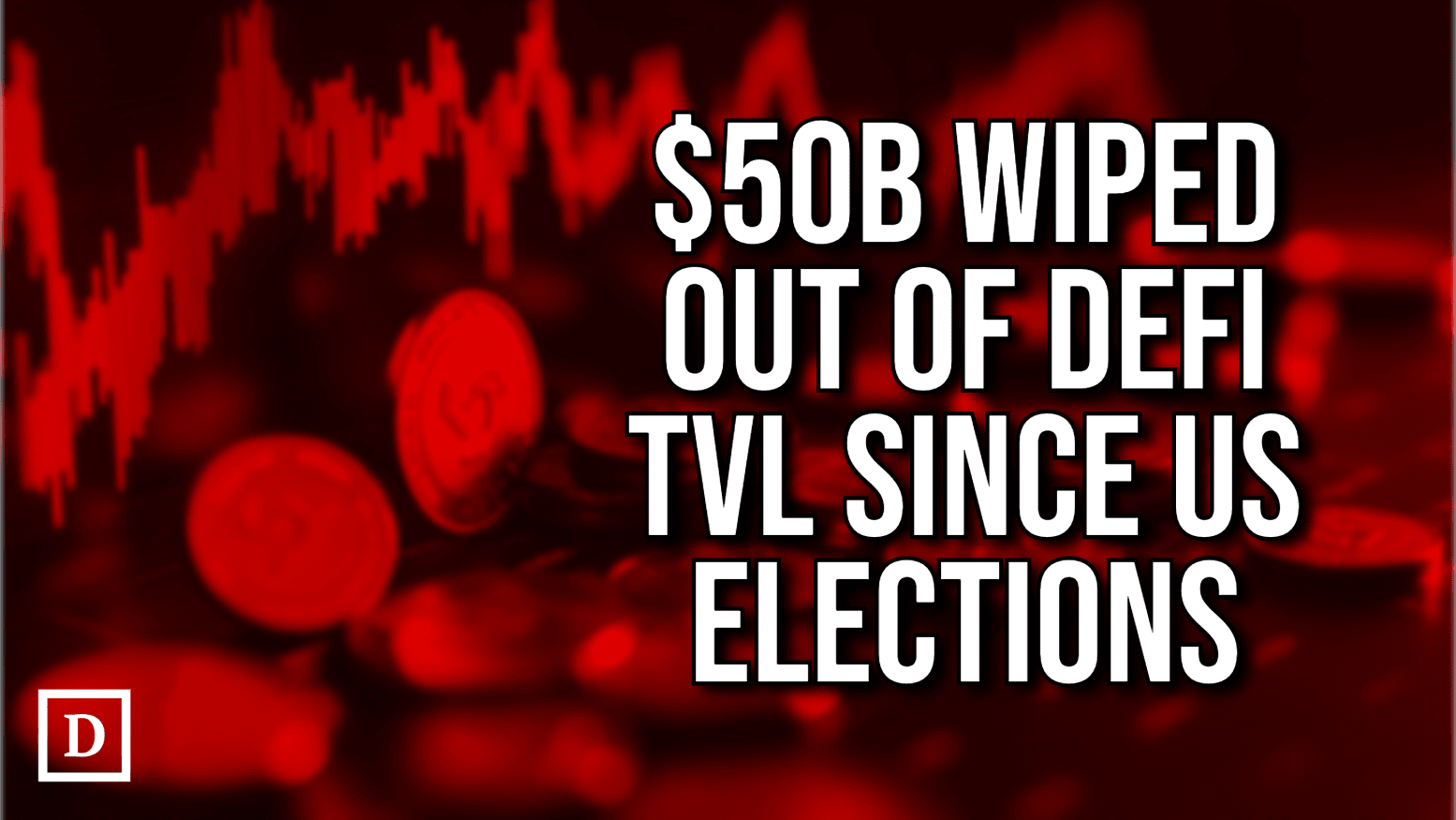 DeFi TVL Drops $50B, Wiping Out Gains from Cycle Highs
