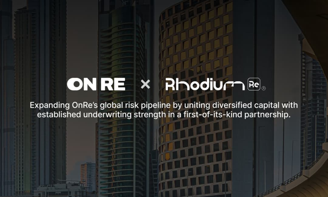 OnRe Delegates $150M to Middle East MGA Partner Rhodium Re to Expand Global Underwriting Distribution for ONyc