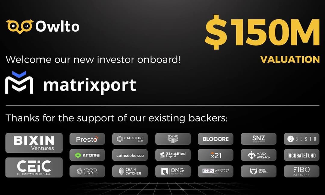 Owlto Finance, the Premier Blockchain Interoperability Protocol, Raises Funds at $150M Valuation