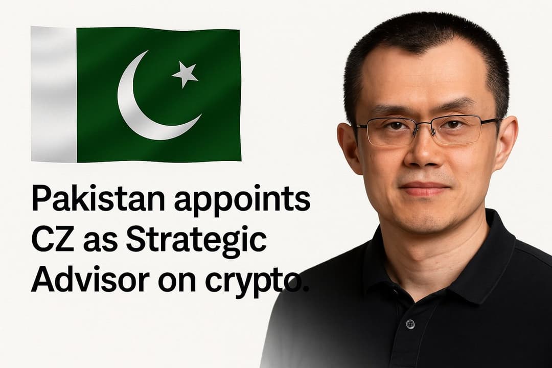 Pakistan Appoints Former Binance CEO Changpeng Zhao as Strategic Advisor to Crypto Council