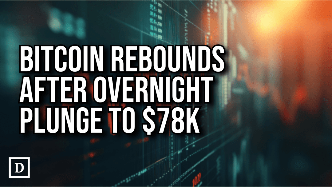 📉Bitcoin Plummets to $78,000 as Crypto Selloff Extends into Fifth Day