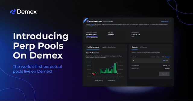 Demex Revolutionizing Perpetual Trading: Opens Up Market Making For Anyone