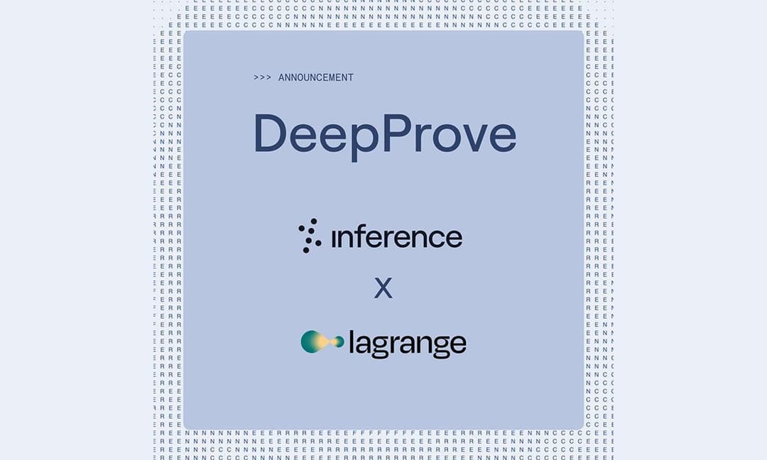 Inference Labs announces partnership with Lagrange, Combining DeepProve with real-world AI verification use-cases
