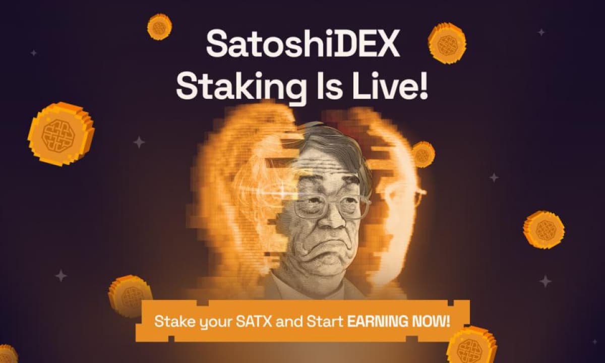 Staking on Bitcoin, SatoshiDEX Staking for Presale Investors is now Live
