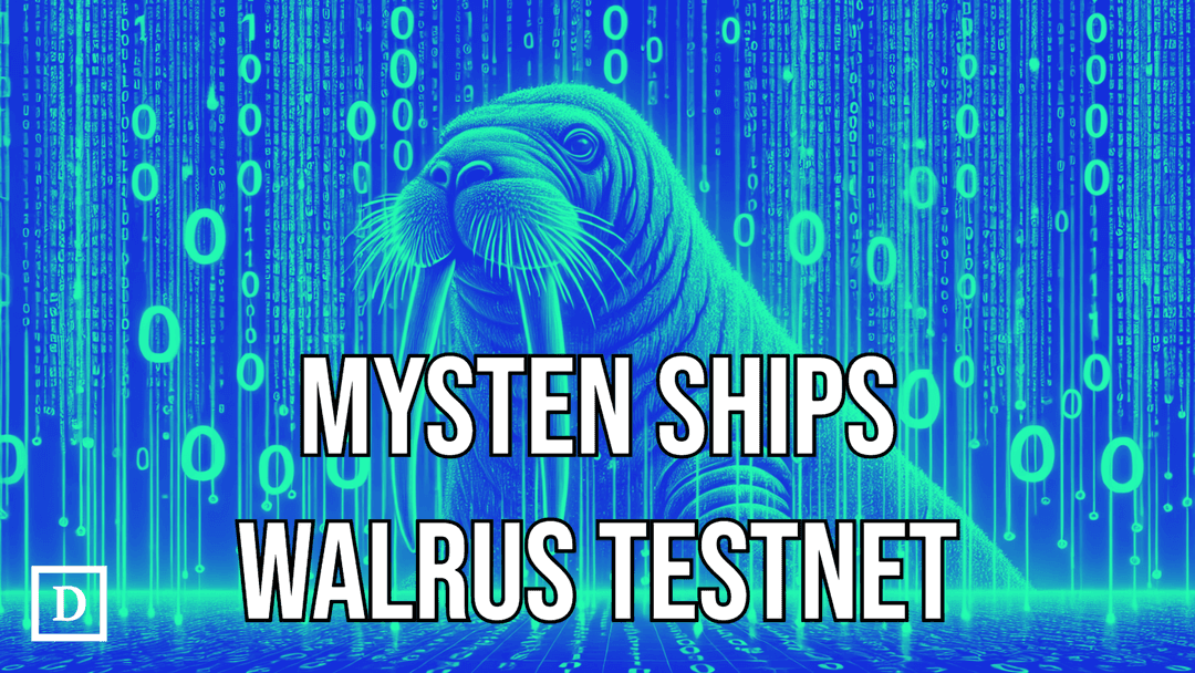 Sui’s Mysten Labs Launches Walrus Data Storage Network On Testnet