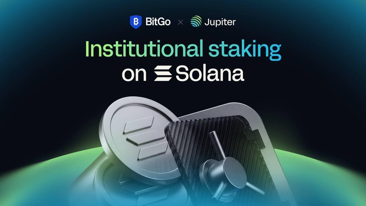BitGo Integrates Jupiter Validator to Offer Institutional SOL Staking