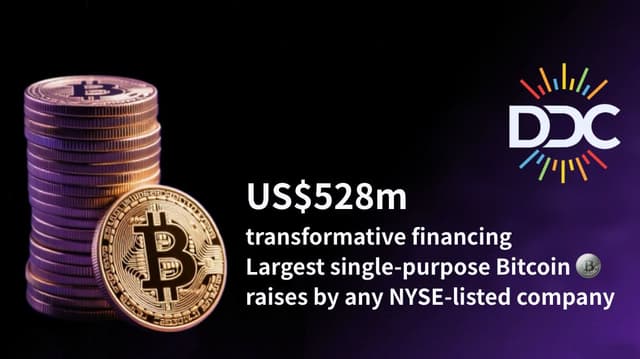 DDC Enterprise Announces Up to $528 Million Raise to Accelerate Bitcoin Treasury Strategy