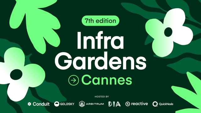 Infra Gardens V7: Infra Talks & Poolside at ETHCC in Cannes