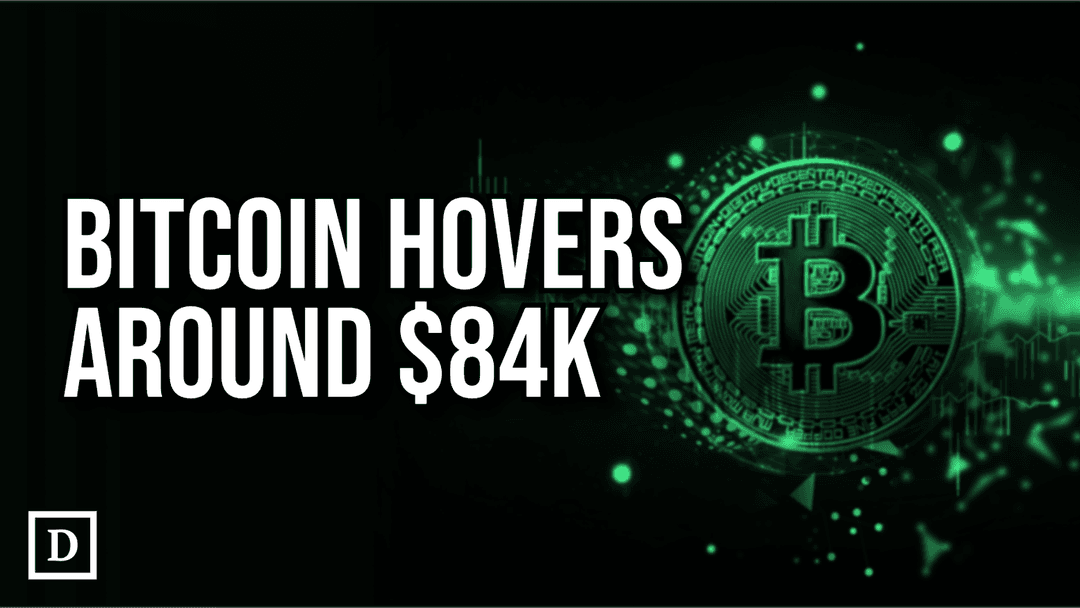 Crypto Market Slips Again as Bitcoin Hovers Around $84,000