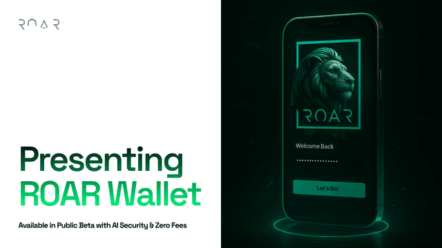 R0AR Wallet Beta Launches with AI Security, Zero Fees and 10,000+ Active Users
