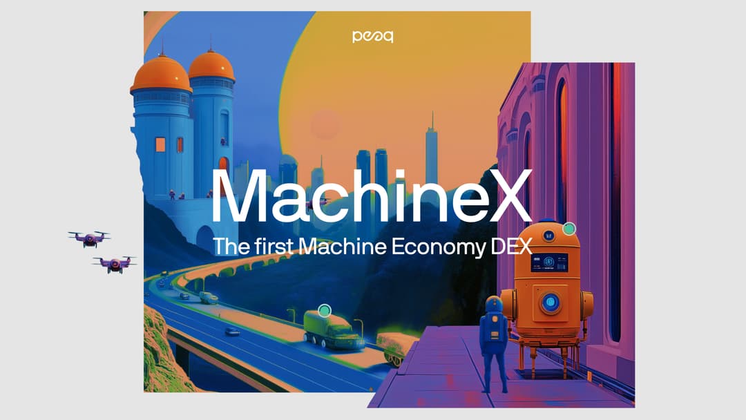 MachineX Launches the First Machine DeFi DEX on peaq