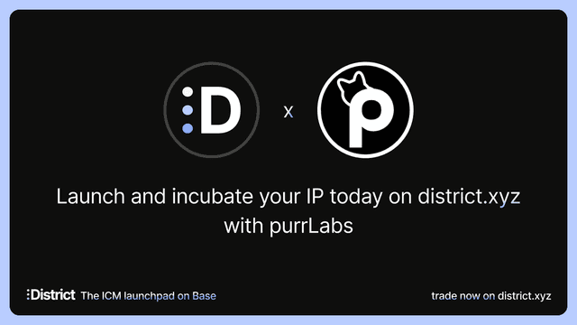 purrLabs, Inc. Announces Strategic Partnership with District to Build the Future of IP Capital Markets on Coinbase’s Base Network