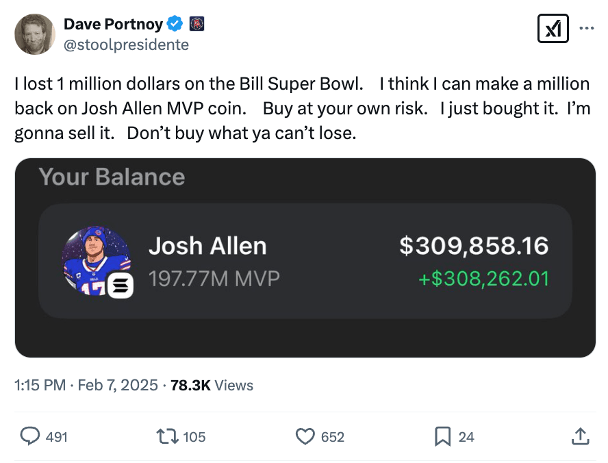 Dave Portnoy Allegedly Engages in Pump-and-Dump Scheme, Profiting $25K from $50K Memecoin