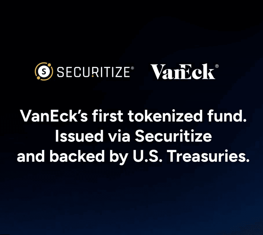 VanEck Launches $VBILL, a Tokenized U.S. Treasury Fund, on Multiple Blockchains with 24/7 Liquidity