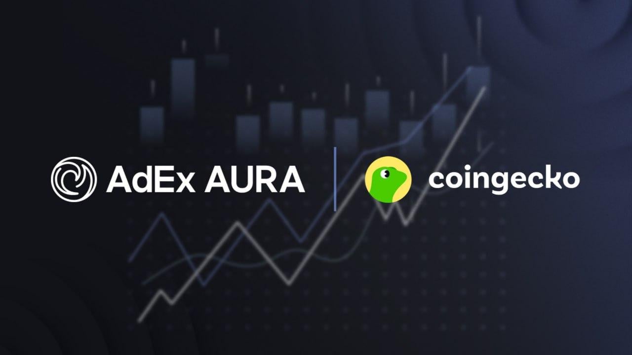 AdEx &amp; CoinGecko Partner to Power AURA AI Agent with Live Data