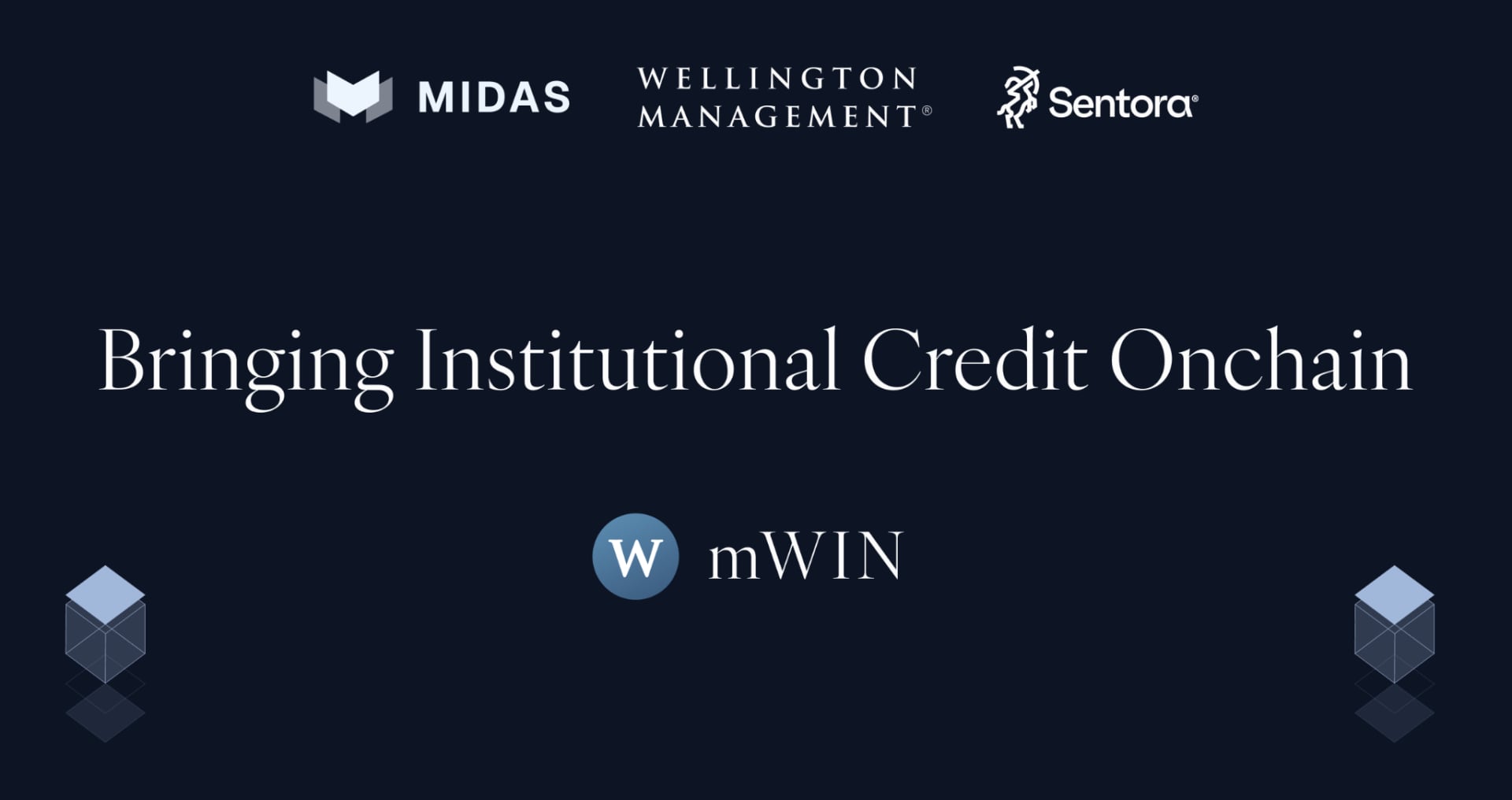 Introducing mWIN: Midas Brings Institutional Credit Strategies Onchain with Wellington Management