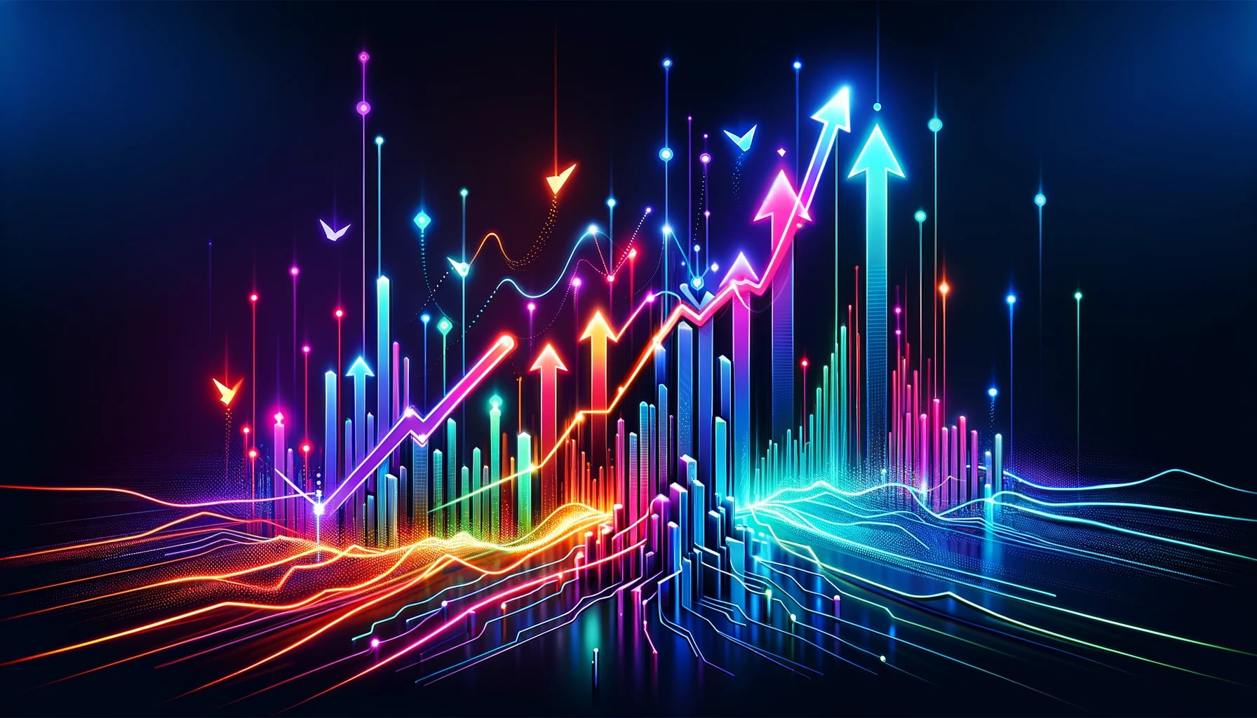  image that depicts trading volumes rising