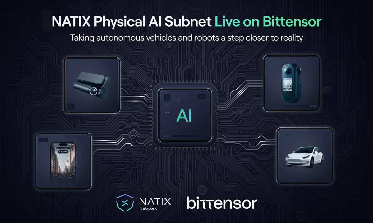 NATIX Launches Decentralized AI Subnet on Bittensor to Advance Autonomous Driving and Physical AI