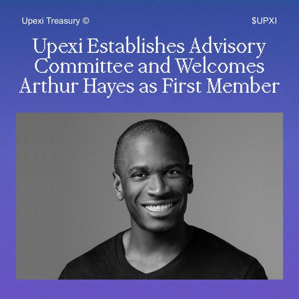 Solana Treasury Holder Upexi Names BitMEX Founder Arthur Hayes as Adviser