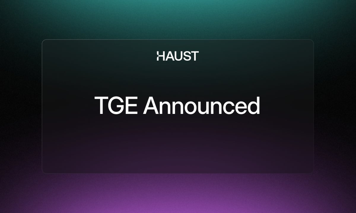 Haust Mainnet, Wallet, and Bridge Launch to Complete Phase 1 of Roadmap