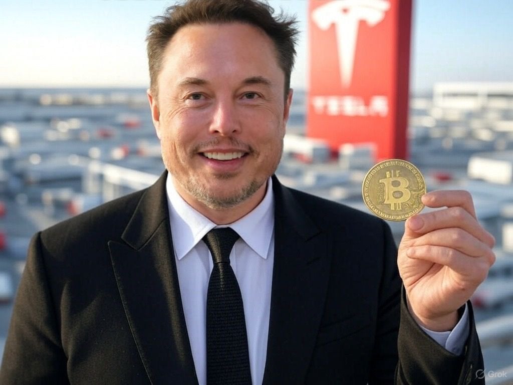 Tesla Holds $1.05 Billion Bitcoin Position Without Selling in Q1 2025