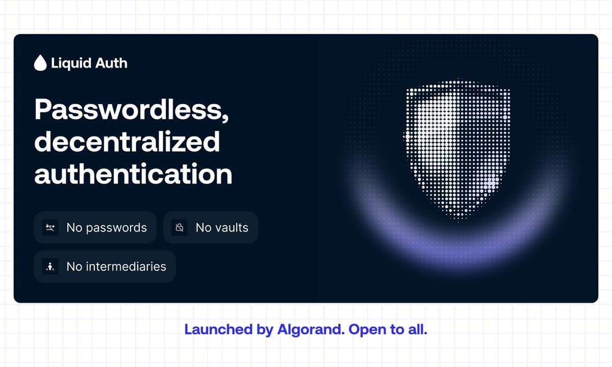 Algorand Launches World’s First Self-Custody Passkey Manager, Replacing Centralized Authenticator Apps