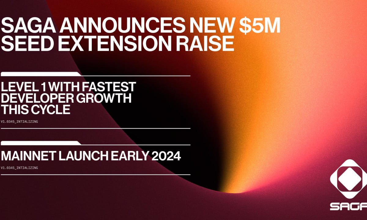 Saga Announces Seed Extension Raise of $5M for Accelerated Growth
