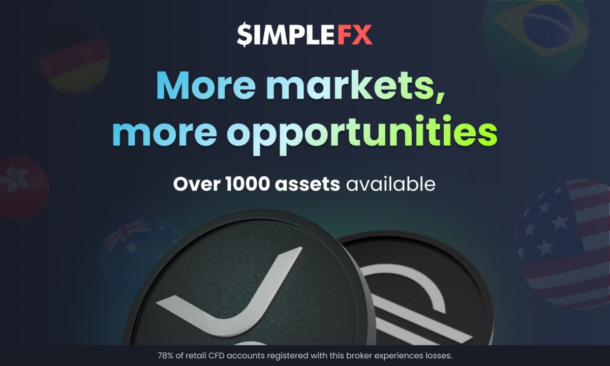SimpleFX Expands Global Trading Offer with Over 1000 Instruments