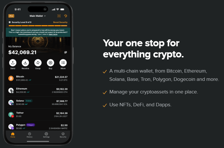 Zengo Wallet is a one-stop for everything crypto.