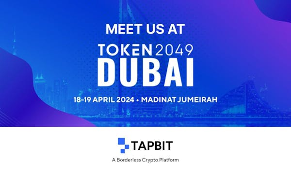 Tapbit Launches Global Partner Program: Unlocking Opportunities For Web3 Enthusiasts &amp; TOKEN2049 Dubai