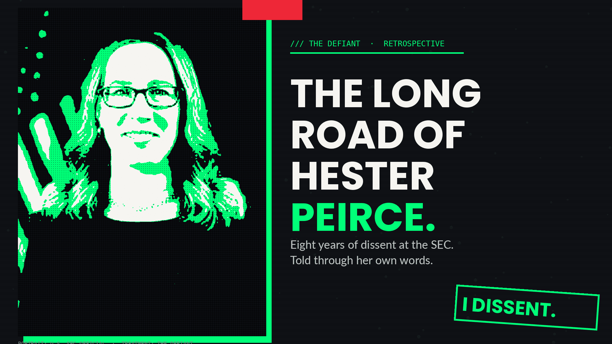 'Peirce Out': A Decade of Dissent