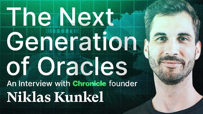 Chronicle, The First Oracle to Deliver on Scalability & Cost-Efficiency: An Interview with Founder, Niklas Kunkel [Sponsored]