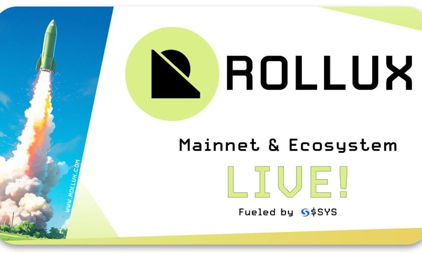 Rollux, a Novel EVM Layer-2 Backed by Bitcoin, Goes Live