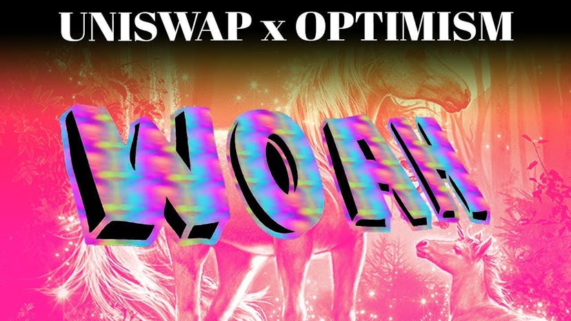 Insanely Fast. Insanely Cheap &#8211; Uniswap on Optimism is SICK